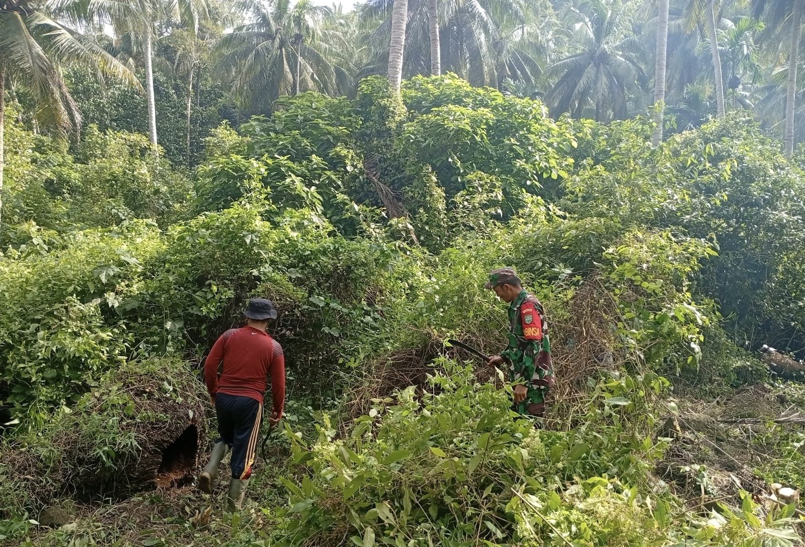 Babinsa Jajaran Korem 012/TU Ajak Warga Perkuat Gotong Royong Bangun Usaha Gampong