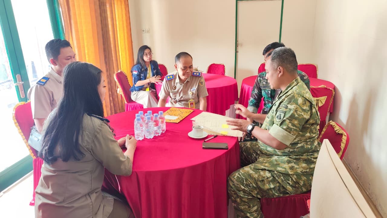 Kunjungan ATR/BPN Kotawaringin Timur ke Kodim 1015/Sampit