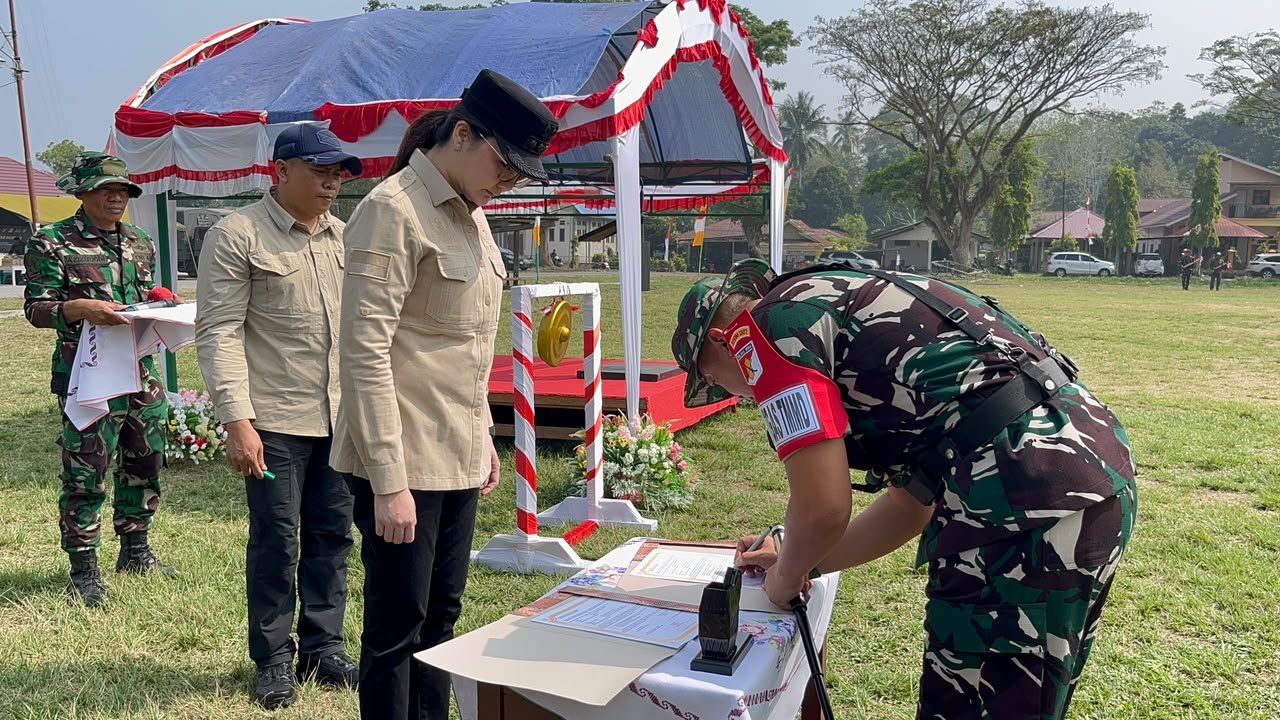 Resmi Dibuka, TMMD ke-130 TNI dan Pemkab Poso Bergandeng Tangan