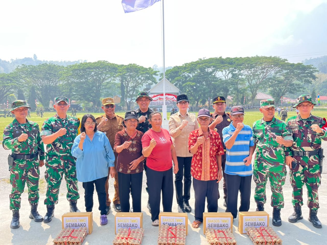 Upaya TMMD ke-130 di Poso: Kesehatan dan Bantuan untuk Masyarakat