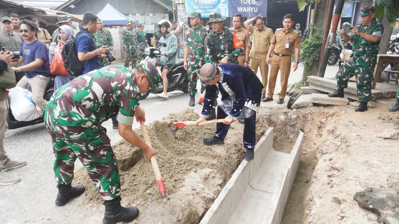 Program TMMD 130: Sinergi Pemerintah dan TNI Meriahkan HUT Tangerang