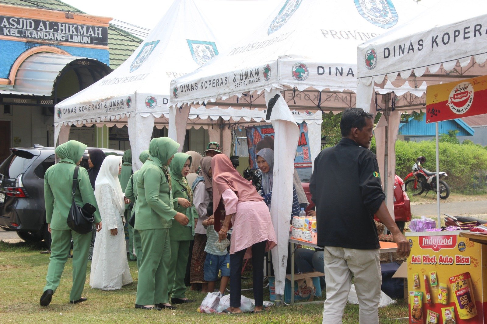 Inisiatif Pelaku UMKM saat Pembukaan TMMD ke-130