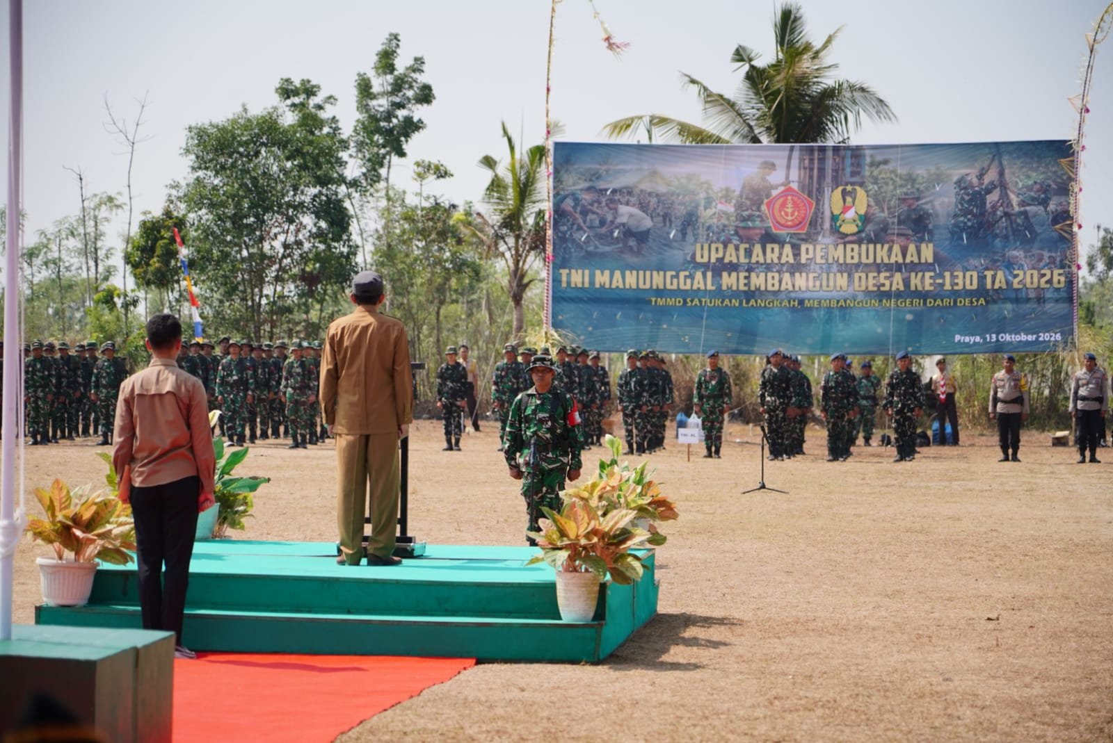 TNI Manunggal Membangun Desa: TMMD ke-130 Resmi Dimulai