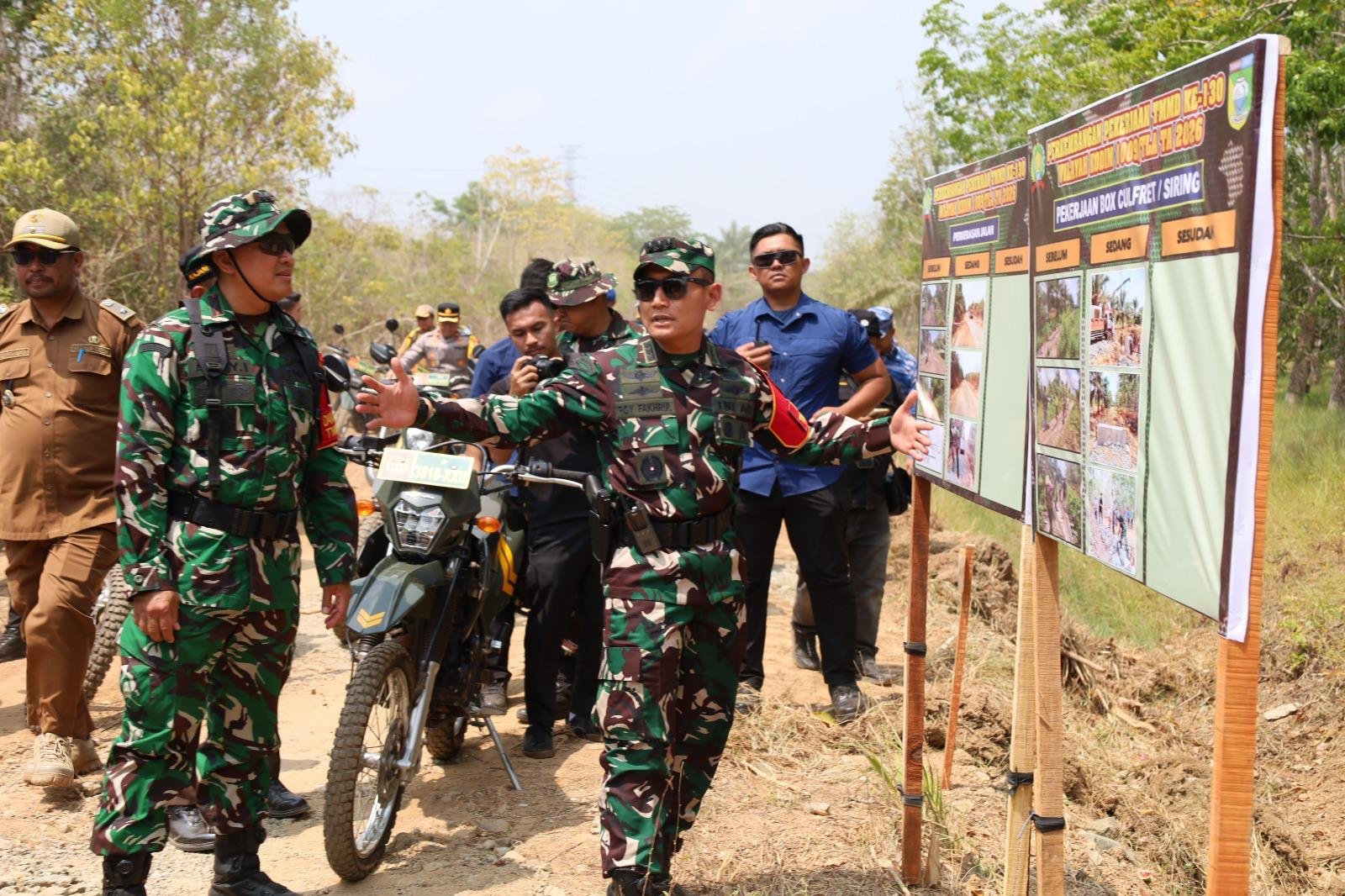 Koordinasi Dandim dengan Bupati Tanah Laut Terkait TMMD Ke-130