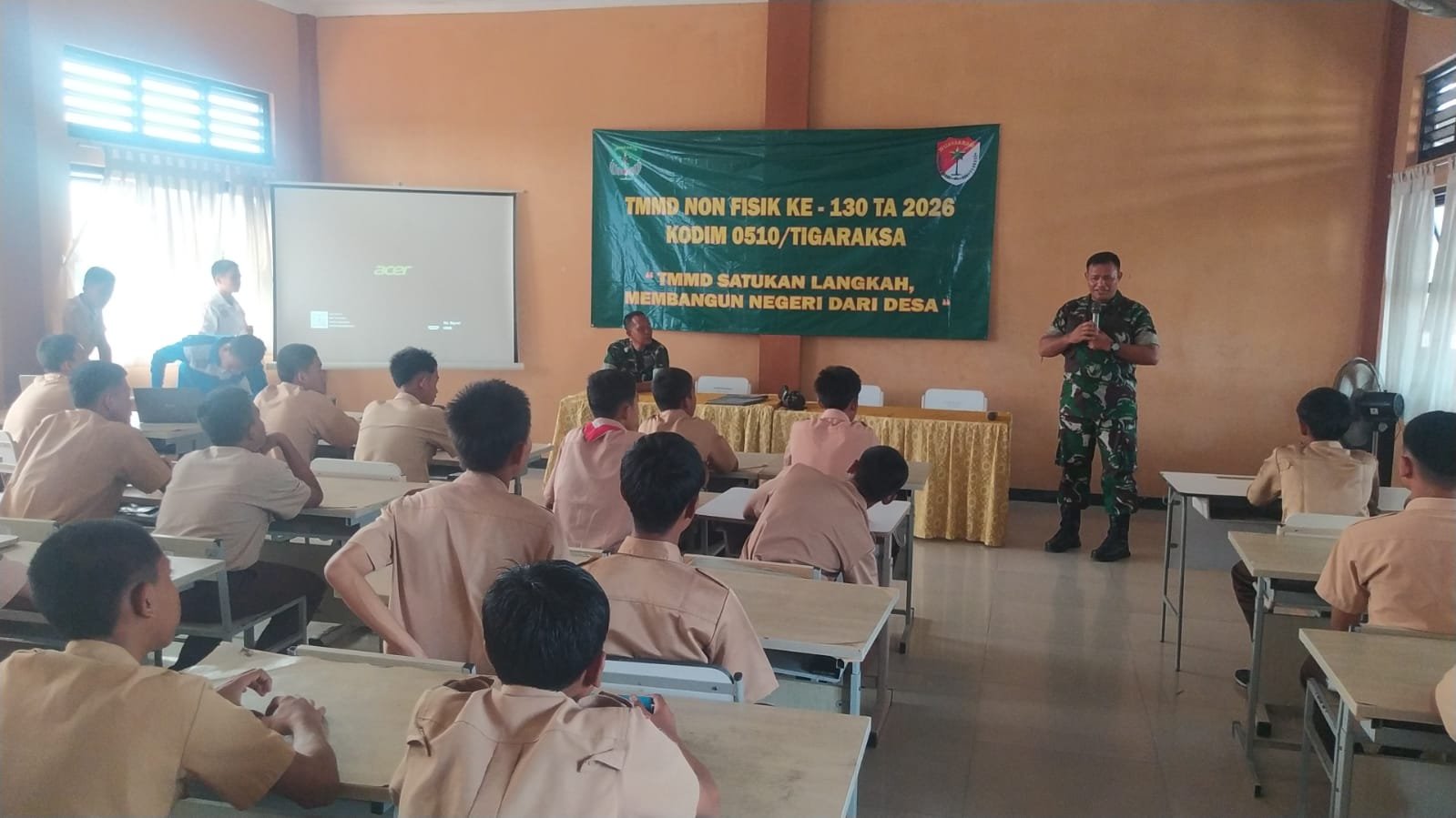 Kegiatan Penyuluhan Wawasan Kebangsaan oleh Kodim 0510/Tigaraksa