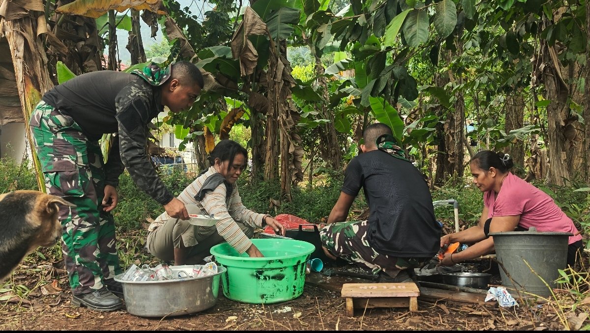 Apresiasi Warga untuk Satgas TMMD ke-130 Kodim 1504/Ambon