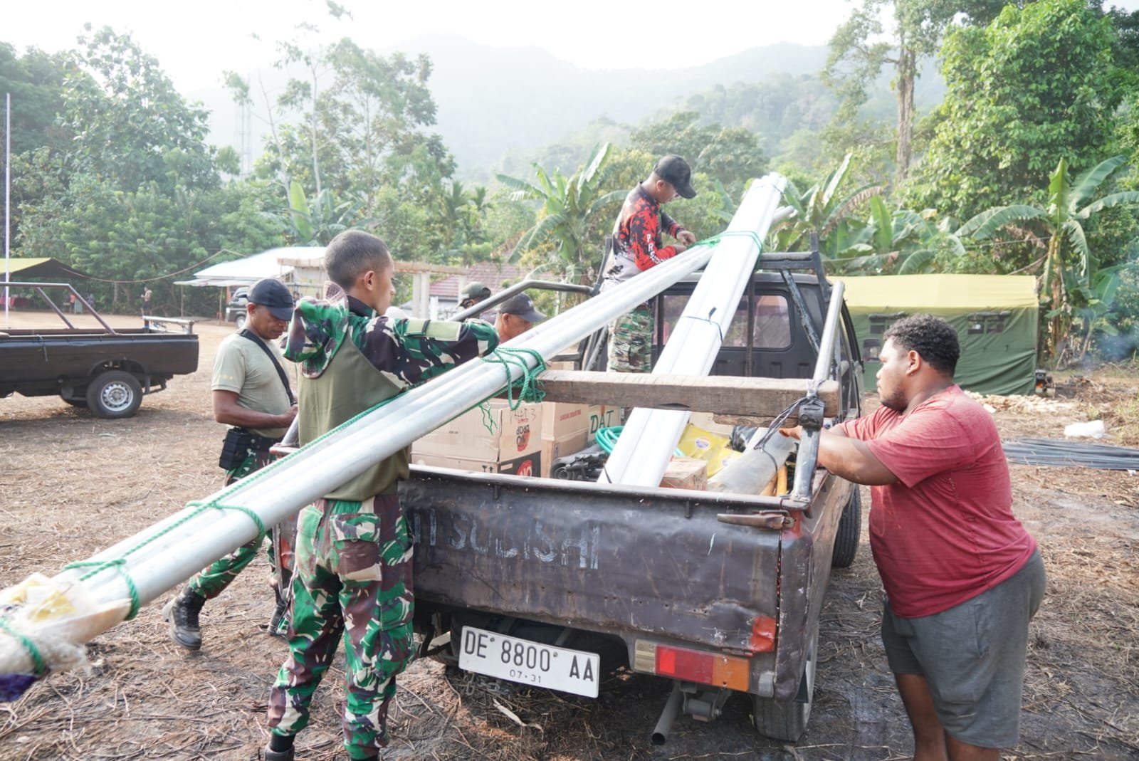 TMMD: Distribusi Material Penting untuk Kegiatan Konstruksi