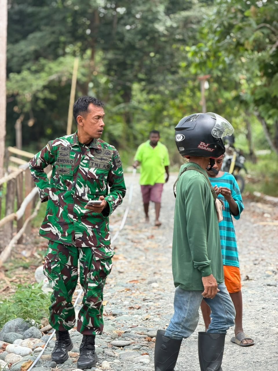 Peningkatan Infrastruktur Melalui TMMD ke-130, Wadan Satgas Cek Persiapan Proyek