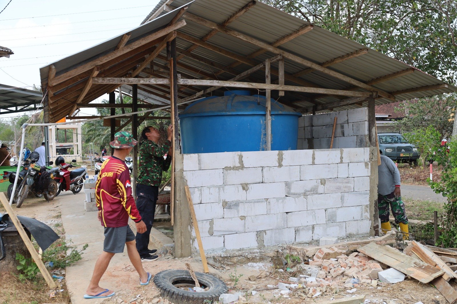 Pembangunan Fasilitas Baru Mushola Istiqomah Terus Berlanjut