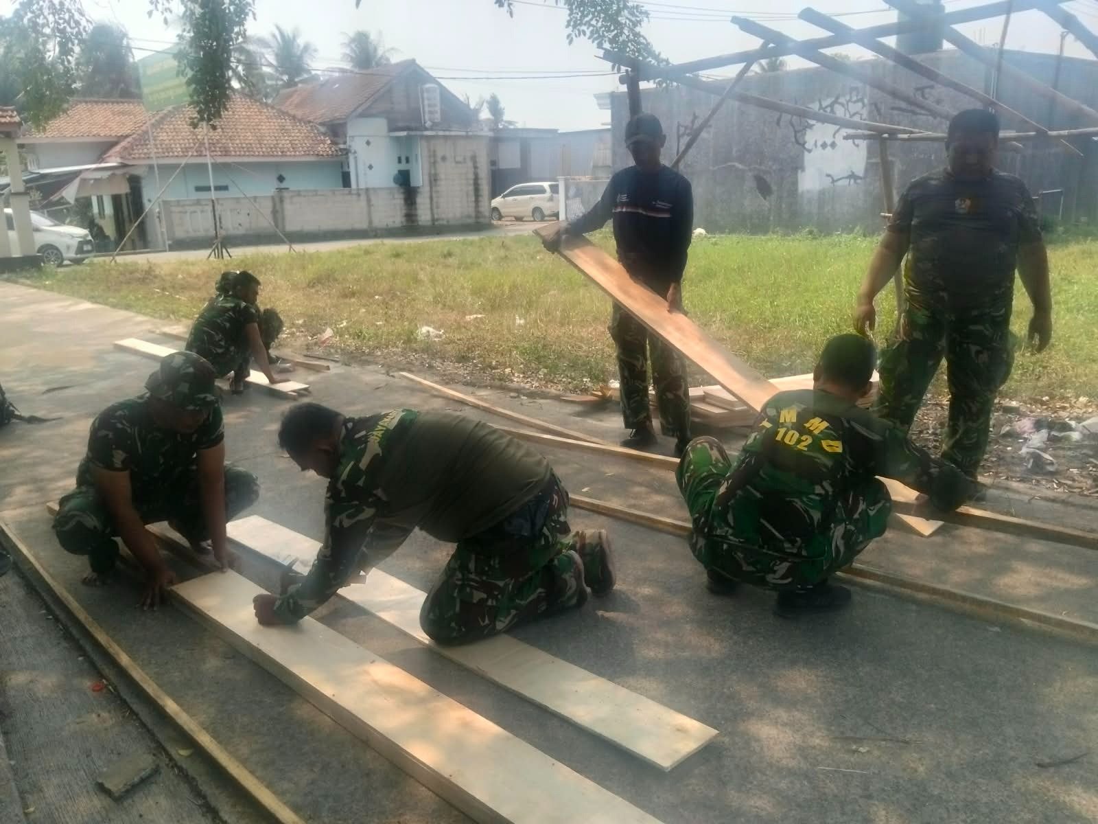 Pembangunan Infrastruktur Desa: Bekisting Jadi Fokus Utama TMMD ke-130