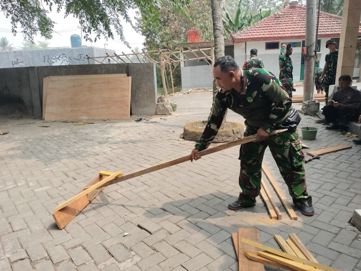 Peran Aktif Satgas TMMD ke-130 di Pembangunan Infrastruktur Sumur Bandung